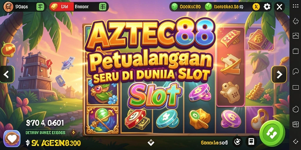 Tampilan gameplay AZTEC88 yang mengasyikkan di dunia Slot.