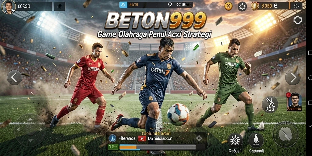 Tampilan gameplay BETON999 yang dinamis dan penuh aksi.