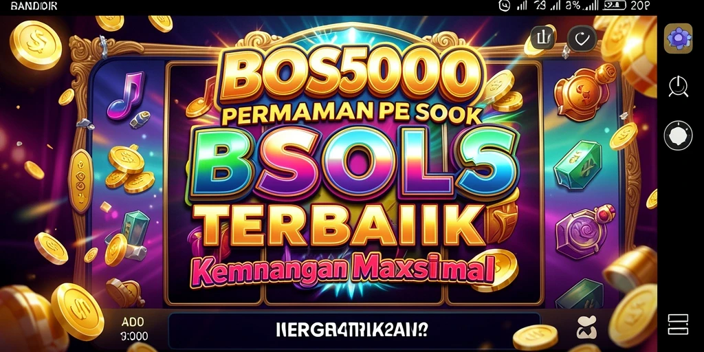 Tampilan gameplay yang memukau di BOS5000, menunjukkan keseruan slot.