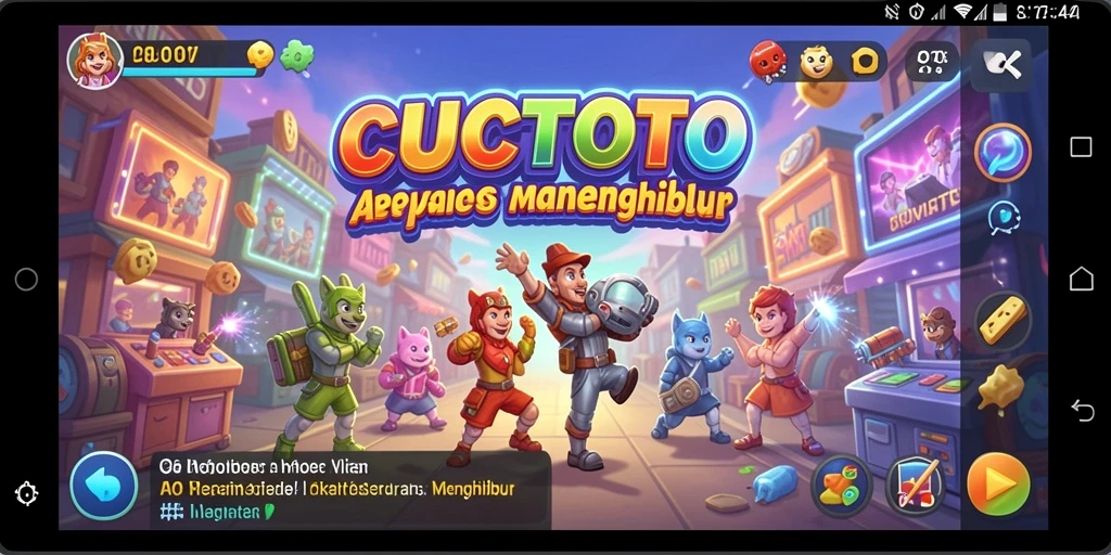 Screenshot gameplay CUCUTOTO menampilkan keseruan dan tantangan dalam permainan.