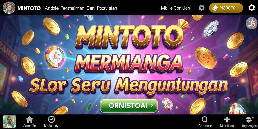 Tampilan gameplay MINTOTO yang menakjubkan saat memutar gulungan Slot.