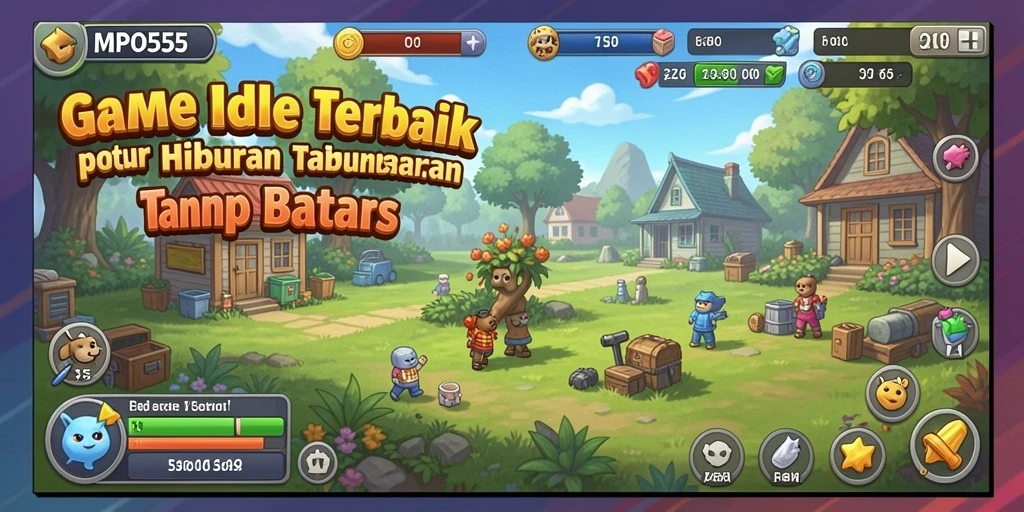 Screenshot MPO555 menampilkan momen gameplay Idle yang menyenangkan.