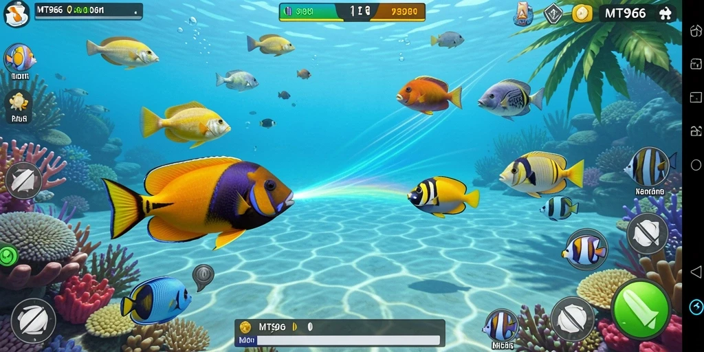 Screenshot gameplay Tembak Ikan yang seru dan menarik.