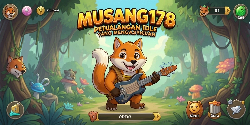 Screenshot utama MUSANG178 menampilkan gameplay Idle yang seru.