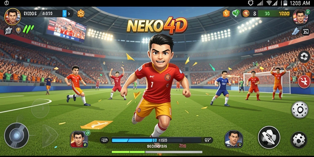 Tampilan gameplay seru NEKO4D yang menggugah semangat olahraga.