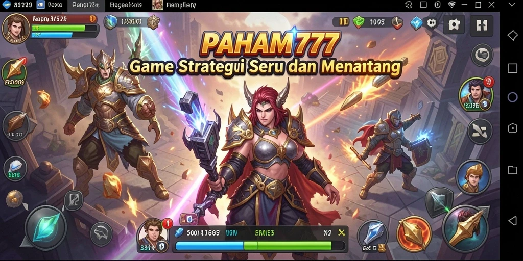 Tampilan gameplay menarik dari PAHAM777 yang penuh strategi.