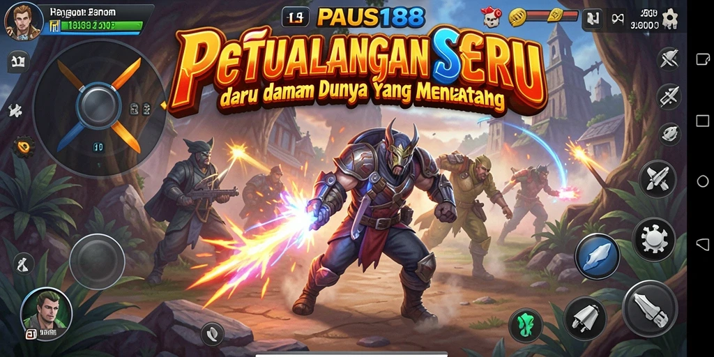 Tampilan gameplay yang menakjubkan dalam PAUS188.