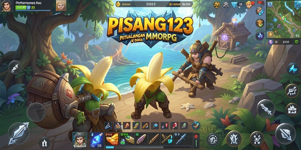 Tampilan gameplay seru di dunia petualangan MMORPG.