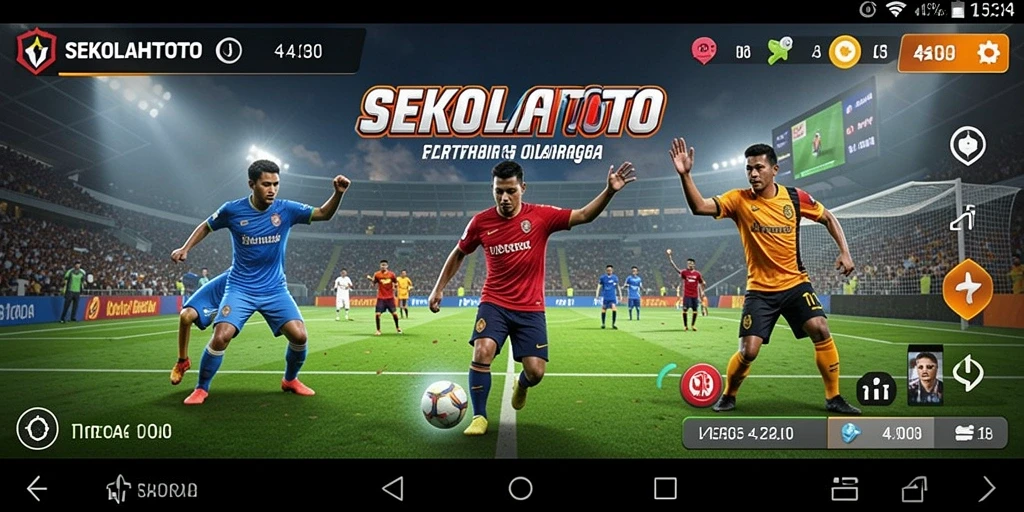 Tampilan gameplay yang mendebarkan di SEKOLAHTOTO.