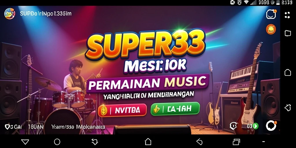Tampilan gameplay SUPER33 yang seru dan interaktif.
