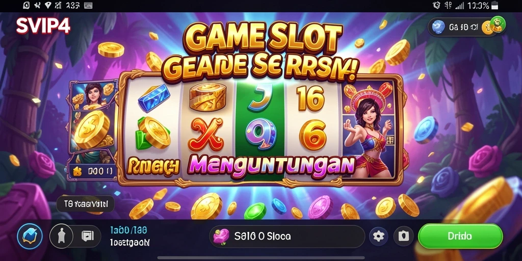 Tampilan menarik dari gameplay SVIP4 yang penuh warna.