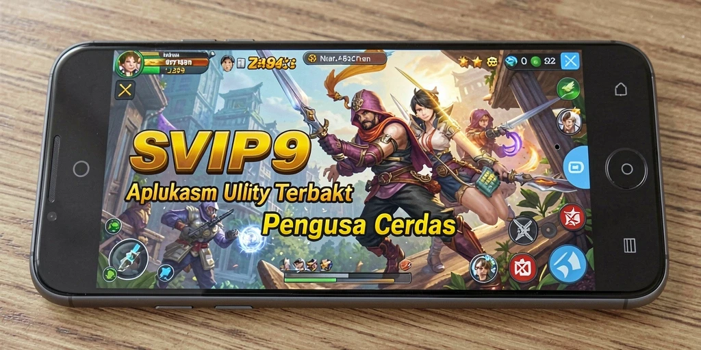 Tampilan antarmuka utama SVIP9 yang memudahkan navigasi fungsi Utility.
